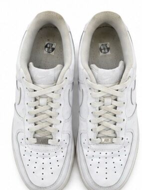 Nike White Leather Men’s Low-Top Sneakers